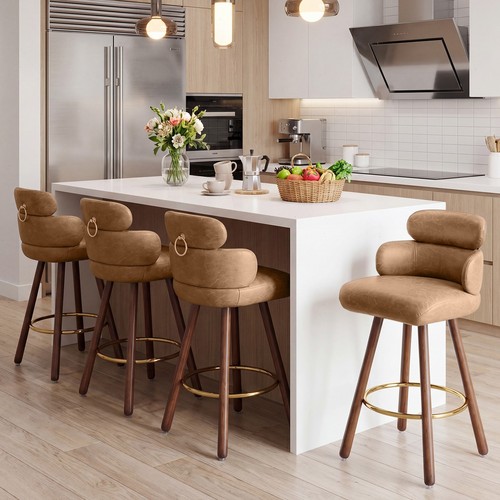 26in swivel bar stools set - 26in,