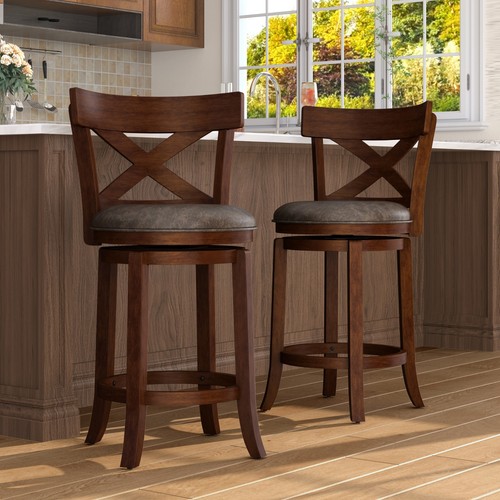 2pcs swivel bar stools - swivel,